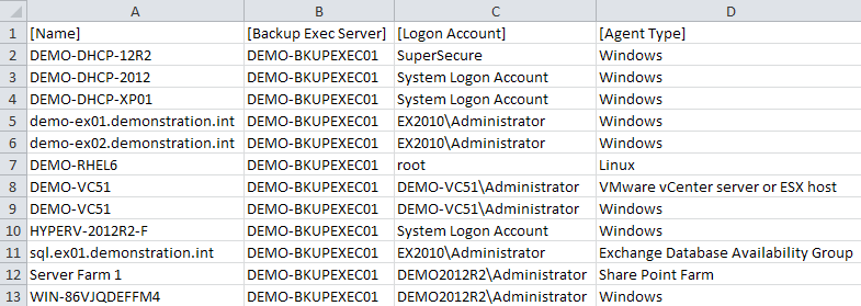 export backup exec 16 license from one server to another