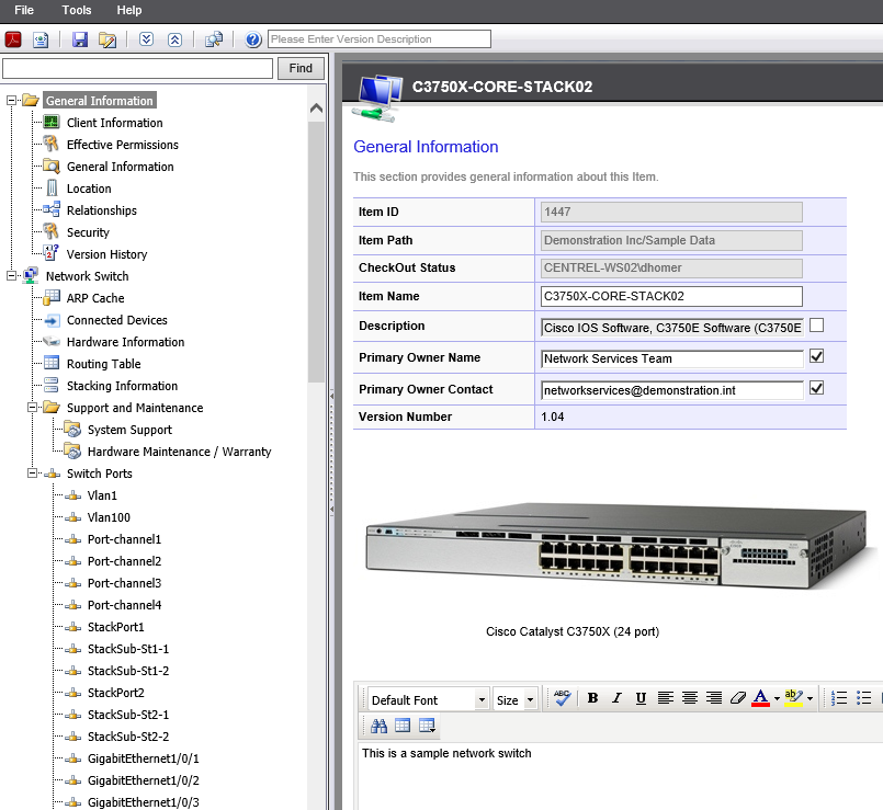 Network Switch Configuration