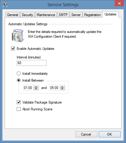 Automatic Client Updates - XIA Configuration Feature